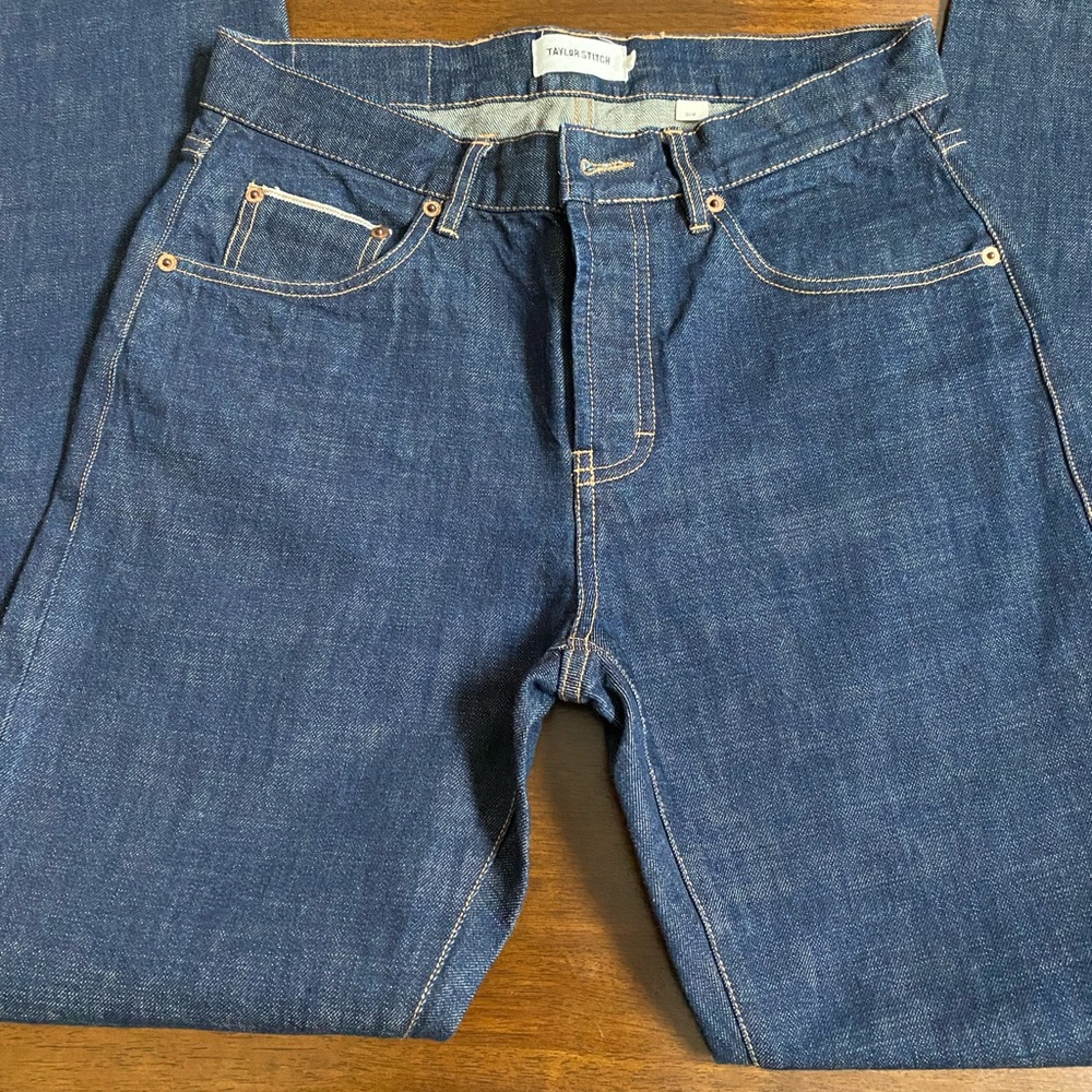 Taylor Stitched jeans, they are darker than they appear